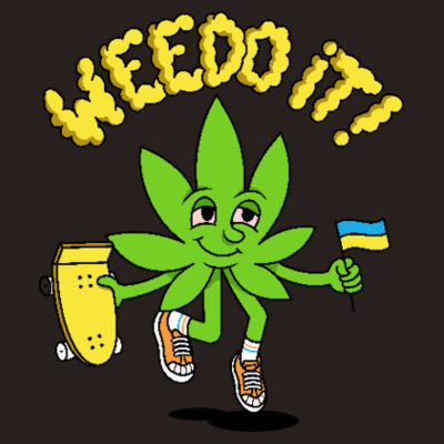 Weed It - Men's 80/20 Midweight College Hooded Sweatshirt Design