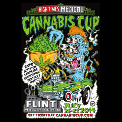Cannabis Cup - Hooded Sweatshirt Design