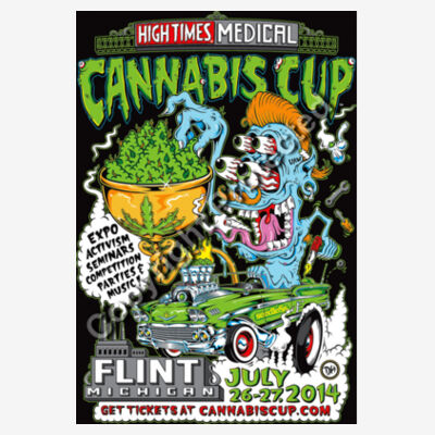Cannabis Cup - 11x11 DTF Transfer Design