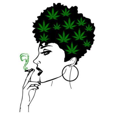 Smoking Women - Unisex Cotton Tee Design