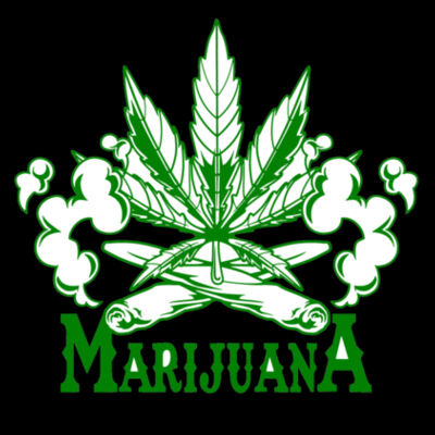 Marijuana Smoking Joints - Hooded Sweatshirt Design