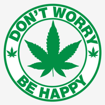 Don't Worry Be Happy - 11x11 DTF Transfer Design