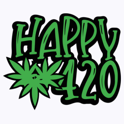 Happy 420 - Hooded Sweatshirt Design
