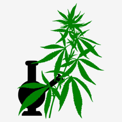 Bong Plant - 11x11 DTF Transfer Design