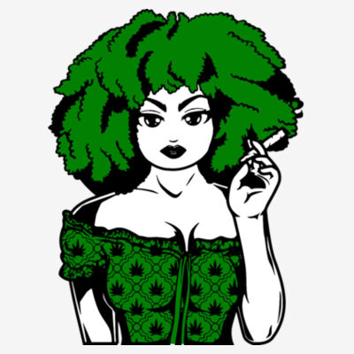 Bad B*tch With a Joint - 11x11 DTF Transfer Design