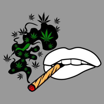 Smoking Lips - Unisex Cotton Tee Design