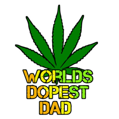 Worlds Dopest Dad - Unisex Cotton Tee Design