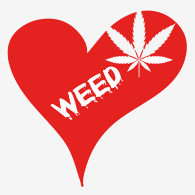 Heart Weed - 11x11 DTF Transfer Design