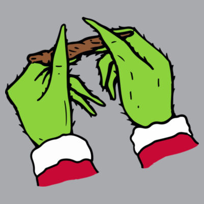 Grinch Rolling - Hooded Sweatshirt Design