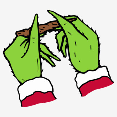 Grinch Rolling - 11x11 DTF Transfer Design