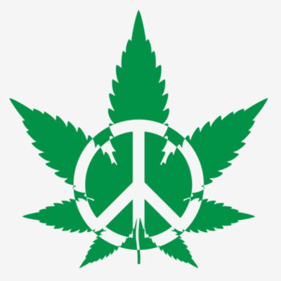 Peace Leaf - 11x11 DTF Transfer Design
