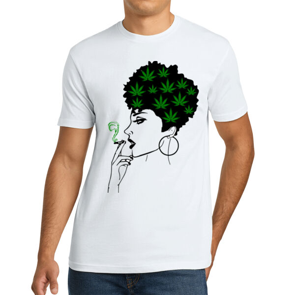 Smoking Women - Unisex Cotton Tee Thumbnail