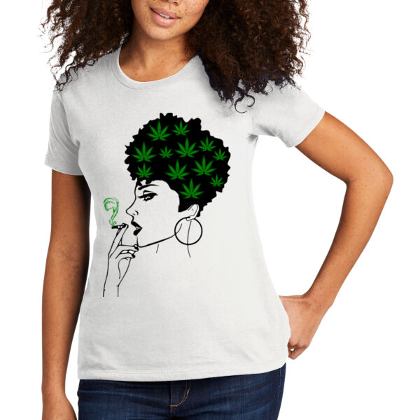 Smoking Women - Women's T-Shirt Thumbnail