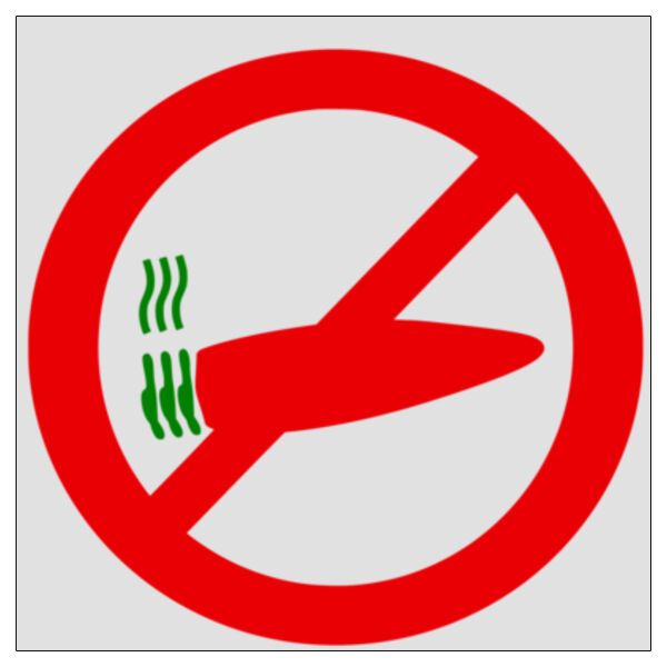 No Smoking - 11x11 DTF Transfer Thumbnail