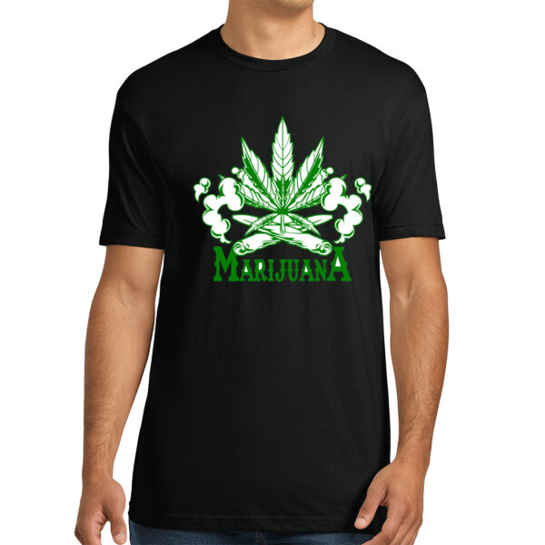 Marijuana Smoking Joints - Unisex Cotton Tee Thumbnail