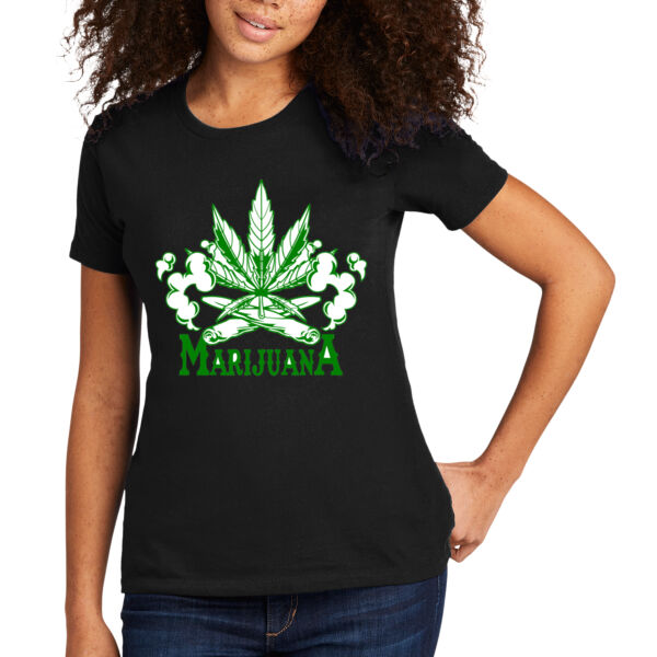 Marijuana Smoking Joints - Women's T-Shirt Thumbnail