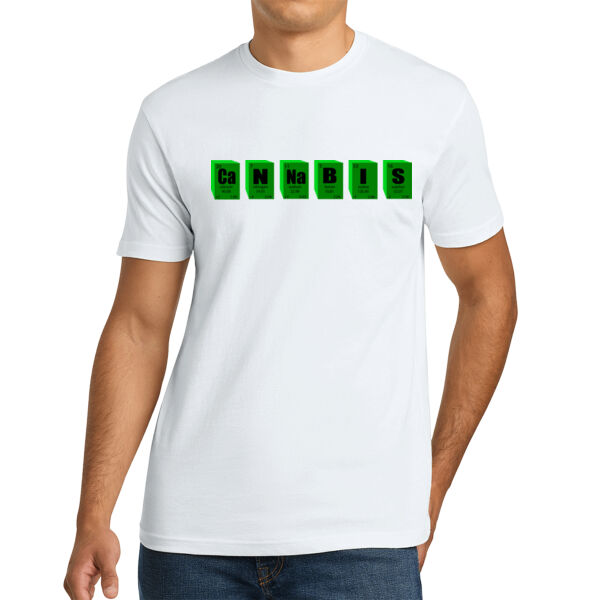 Cannabis Periodic Table - Unisex Cotton Tee Thumbnail