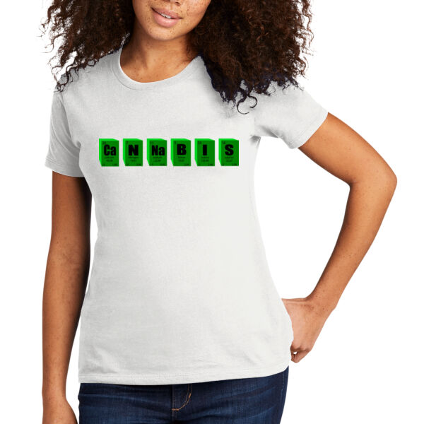 Cannabis Periodic Table - Women's T-Shirt Thumbnail