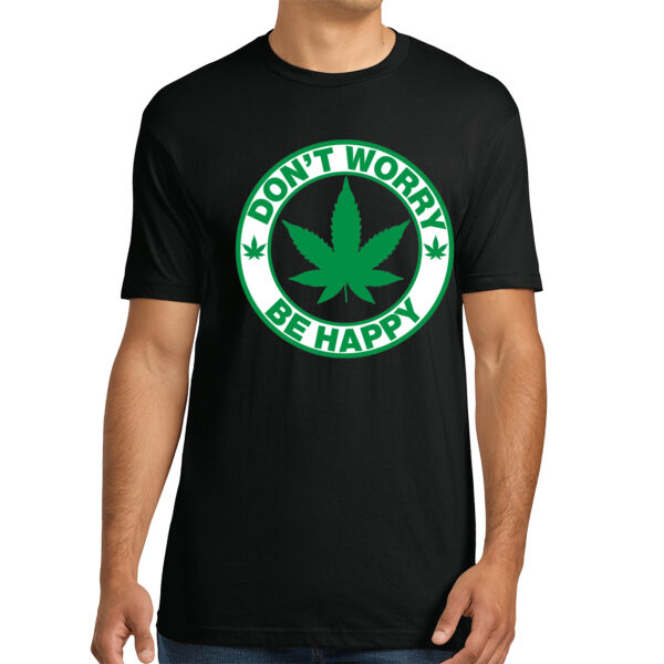 Don't Worry Be Happy - Unisex Cotton Tee Thumbnail