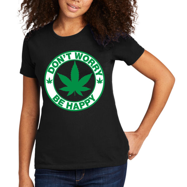 Don't Worry Be Happy - Women's T-Shirt Thumbnail