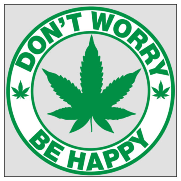 Don't Worry Be Happy - 11x11 DTF Transfer Thumbnail