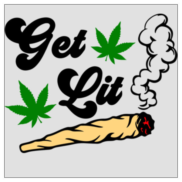 Get Lit - 11x11 DTF Transfer Thumbnail