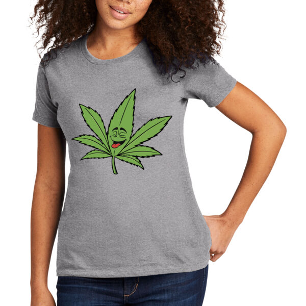 Leaf Charicture  - Women's T-Shirt Thumbnail