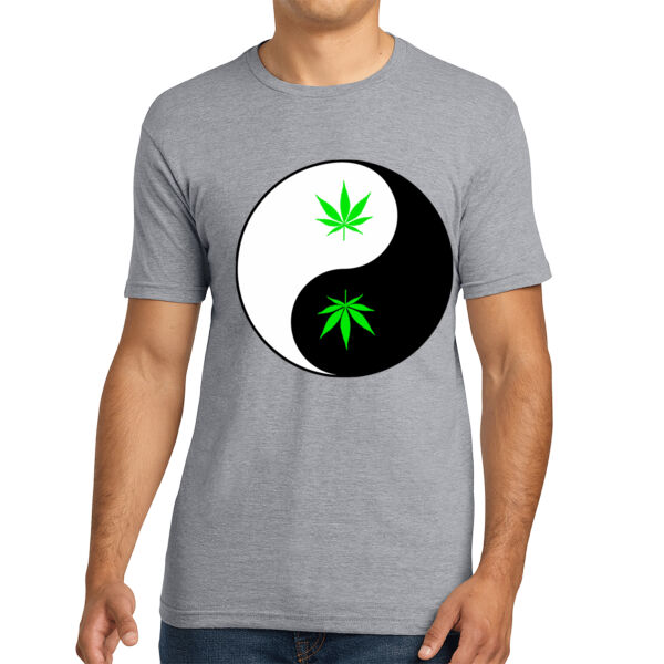 Weed Yin Yang - Unisex Cotton Tee Thumbnail