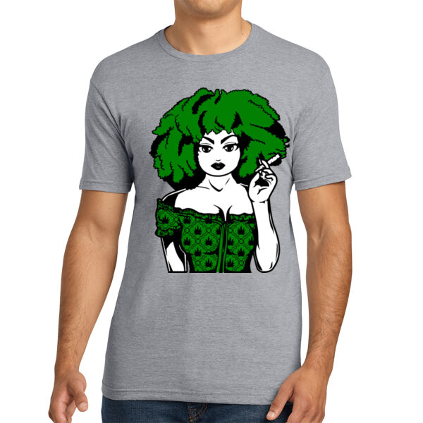 Bad B*tch With a Joint - Unisex Cotton Tee Thumbnail