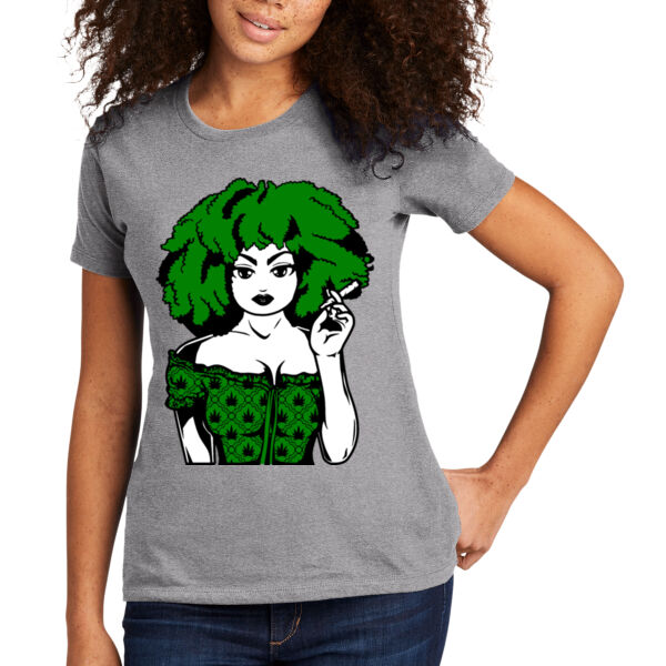 Bad B*tch With a Joint - Women's T-Shirt Thumbnail