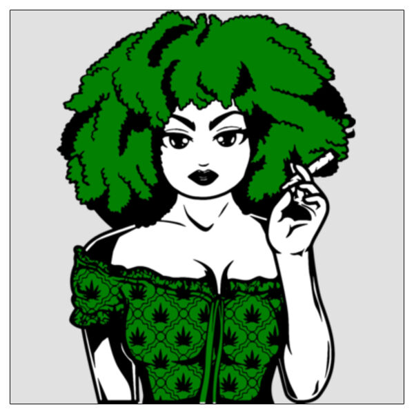 Bad B*tch With a Joint - 11x11 DTF Transfer Thumbnail