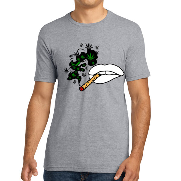 Smoking Lips - Unisex Cotton Tee Thumbnail
