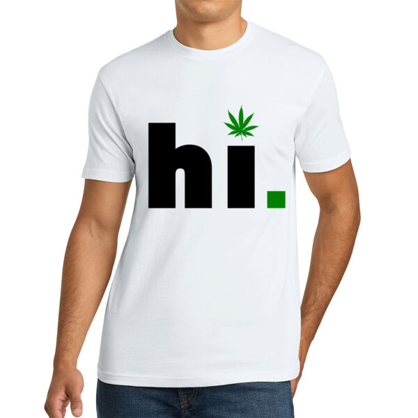 Hi - Unisex Cotton Tee Thumbnail