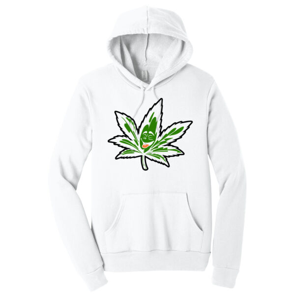 Weed Leaf Charicture - Hooded Sweatshirt Thumbnail