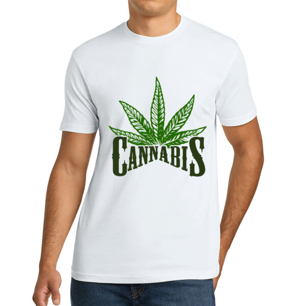 Cannabis Leaf - Unisex Cotton Tee Thumbnail