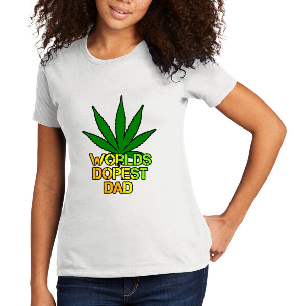 Worlds Dopest Dad - Women's T-Shirt Thumbnail