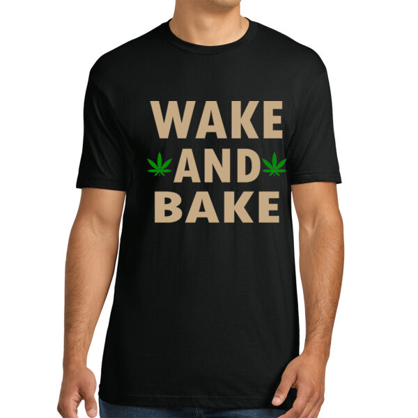 Wake and Bake - Unisex Cotton Tee Thumbnail