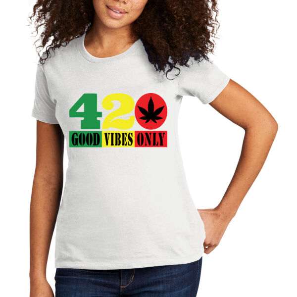 420 Good Vibes Only - Women's T-Shirt Thumbnail