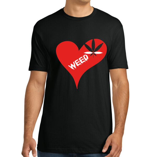 Heart Weed - Unisex Cotton Tee Thumbnail