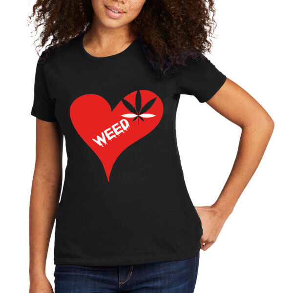 Heart Weed - Women's T-Shirt Thumbnail