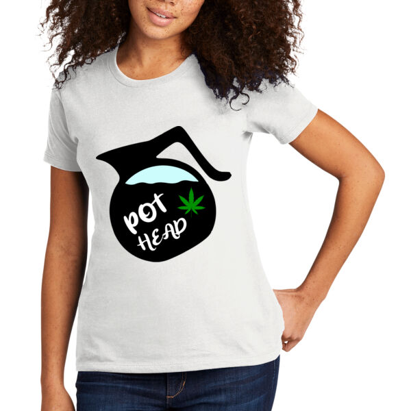 Coffee Pot Head - Women's T-Shirt Thumbnail