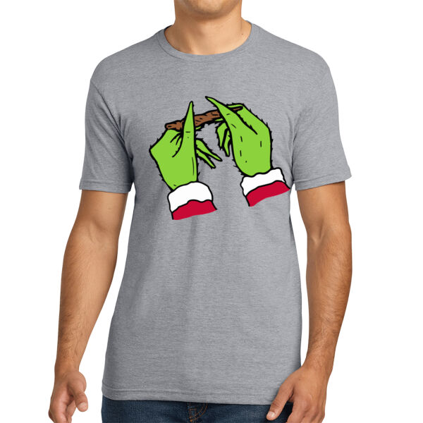 Grinch Rolling - Unisex Cotton Tee Thumbnail