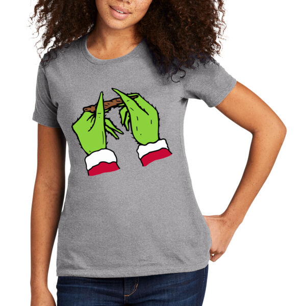 Grinch Rolling - Women's T-Shirt Thumbnail