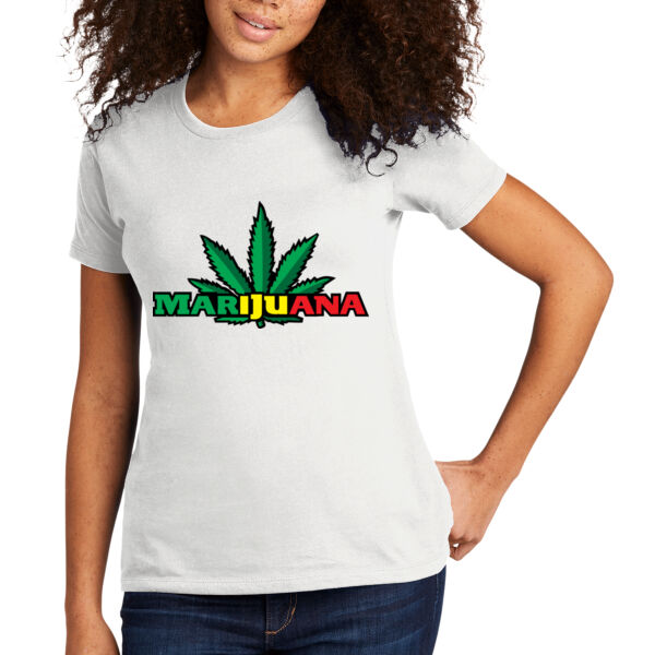 Leaf Marijuana - Women's T-Shirt Thumbnail