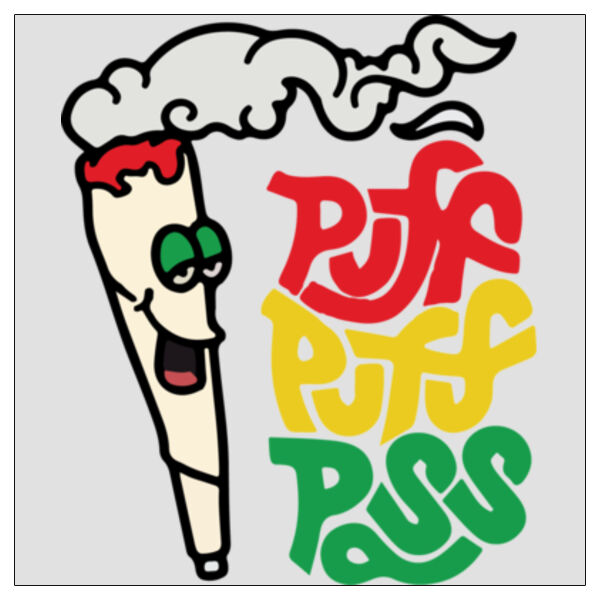 Puff Puff Pass - 11x11 DTF Transfer Thumbnail