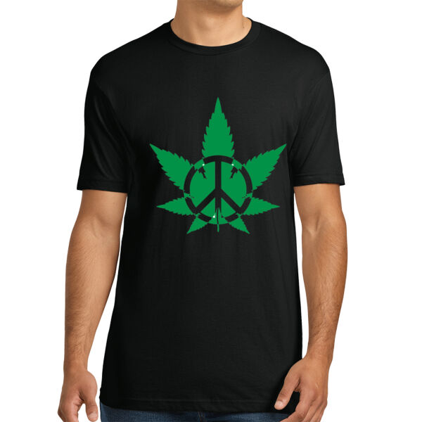 Peace Leaf - Unisex Cotton Tee Thumbnail