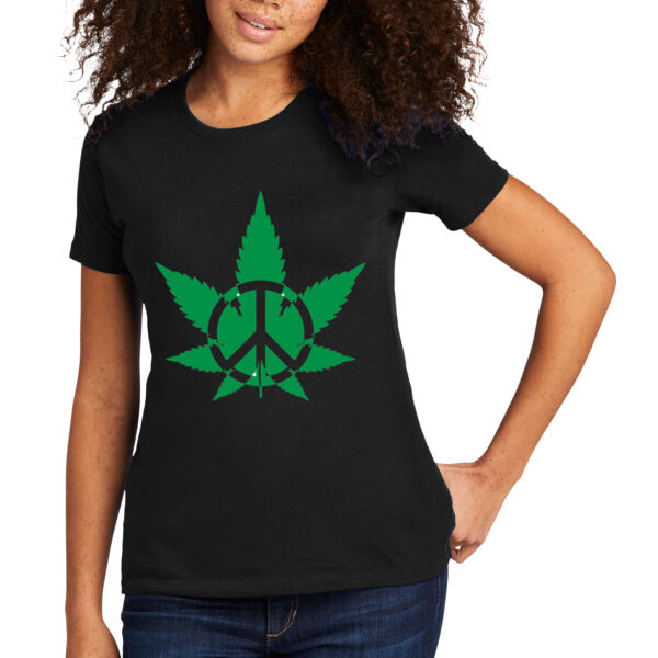 Peace Leaf - Women's T-Shirt Thumbnail
