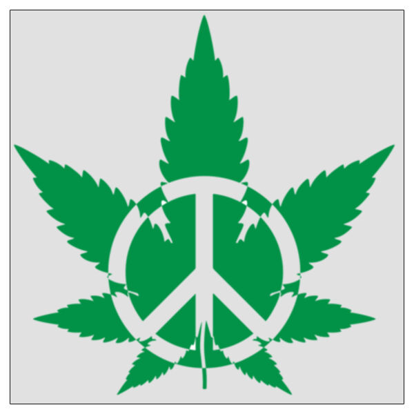 Peace Leaf - 11x11 DTF Transfer Thumbnail