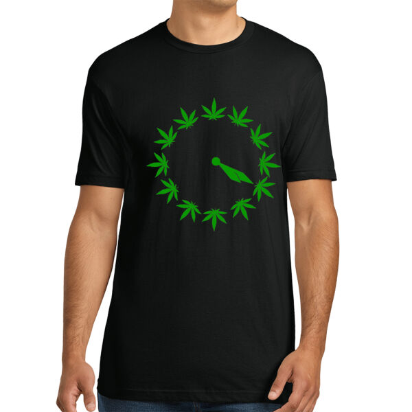 Leaf Clock - Unisex Cotton Tee Thumbnail
