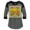 Women's Heritage Blend 3/4 Sleeve Baseball Raglan Tee Thumbnail